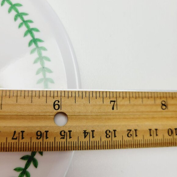 Portmeirion Botanic Garden Melamine 6" Round Tea Tile Trivet Dog Rose Flower Bee - Picture 9 of 10